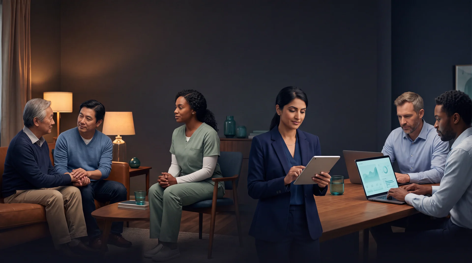 Who we help — individuals, families, caregivers, and clinicians